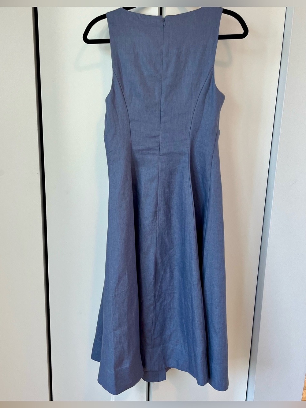 Reformation Sebastien Linen Midi Dress, Size 6, NWT - Picture 5 of 11